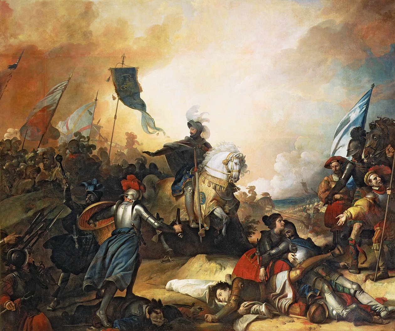 A marignani csata, 1515. szeptember 14., 1836 alkotó: Alexandre Evariste Fragonard