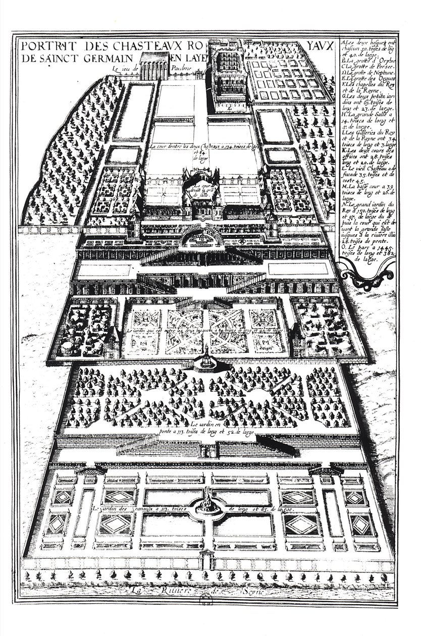 Saint-Germain-en-Laye új kastélya, 1614 alkotó: Alexandre Francini