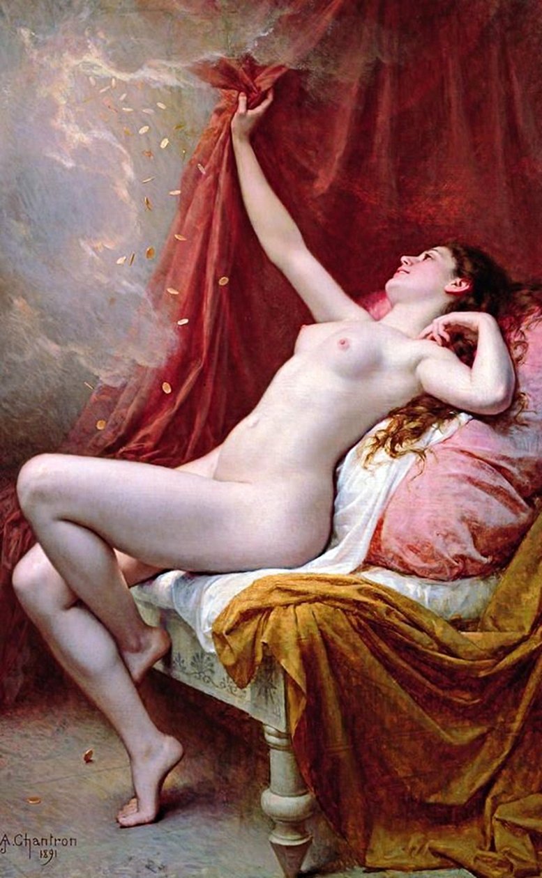  Danaen alkotó: Alexandre Jacques Chantron