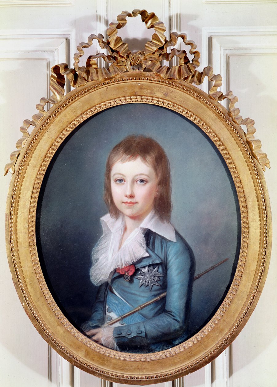Lajos-Charles (1785-95) XVII. Lajos francia király medálos portréja alkotó: Alexandre Kucharski