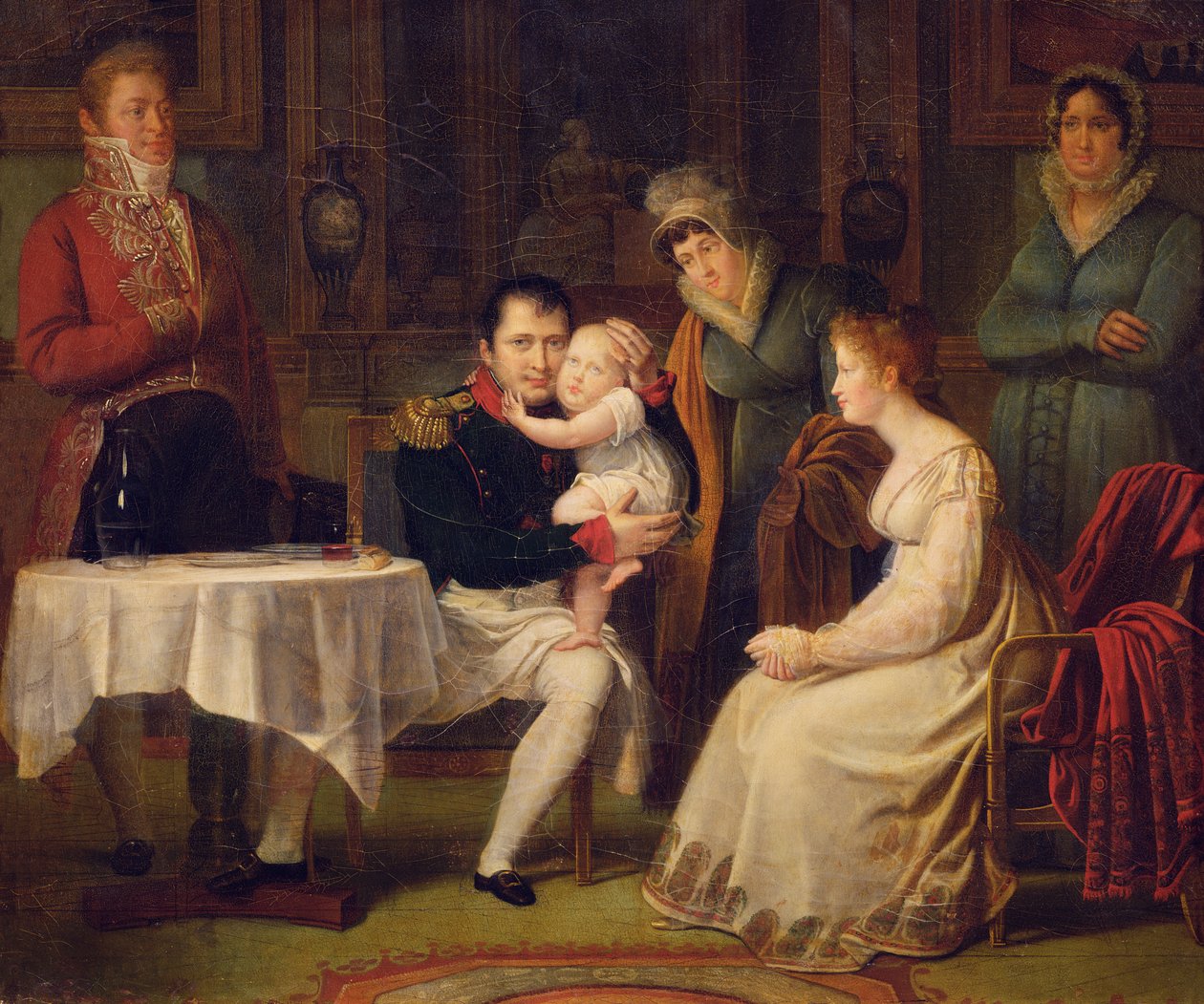 I. Napóleon (1769-1821) Marie Louise (1791-1847) és Róma királya (1811-73) 1812 alkotó: Alexandre Menjaud