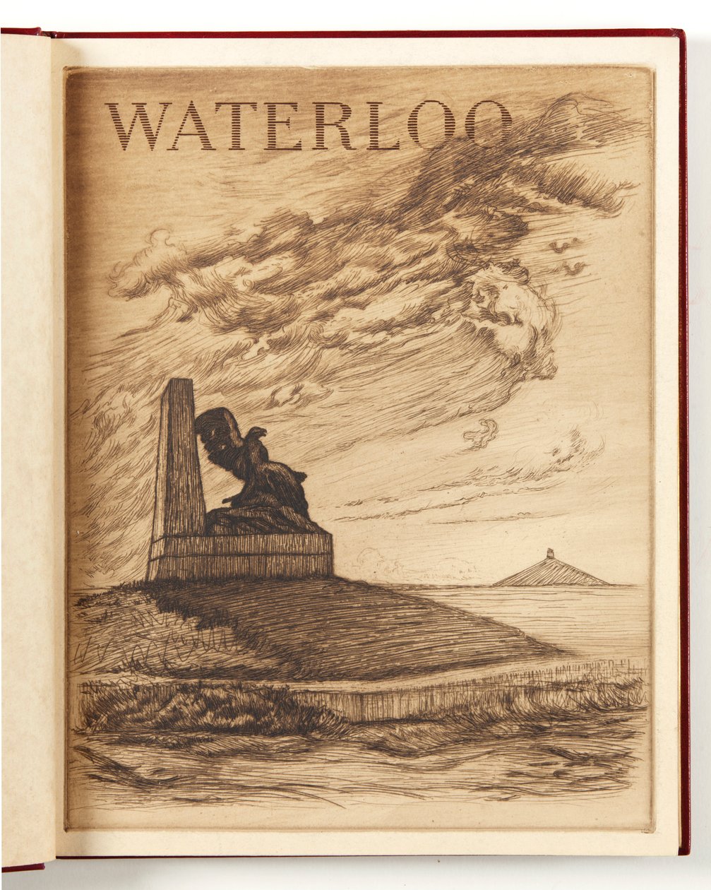 A franciák emlékműve a Genappe felé vezető úton, a "Le champ de Bataille de Waterloo" című filmből, 1915 alkotó: Alexandre Toupey