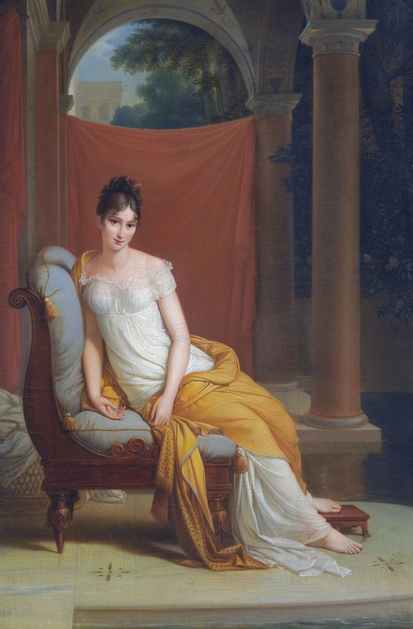 Madame Recamier (1777-1849) alkotó: Alexandre Evariste Fragonard