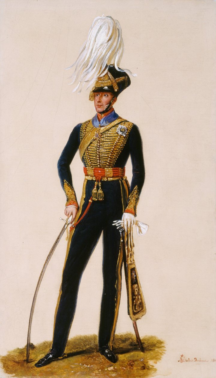 Sir Thomas Downman altábornagy (1776-1852) KCH Royal Horse Artillery, 1832 körül (olaj, malomdeszka) alkotó: Alexandre Jean Dubois Drahonet