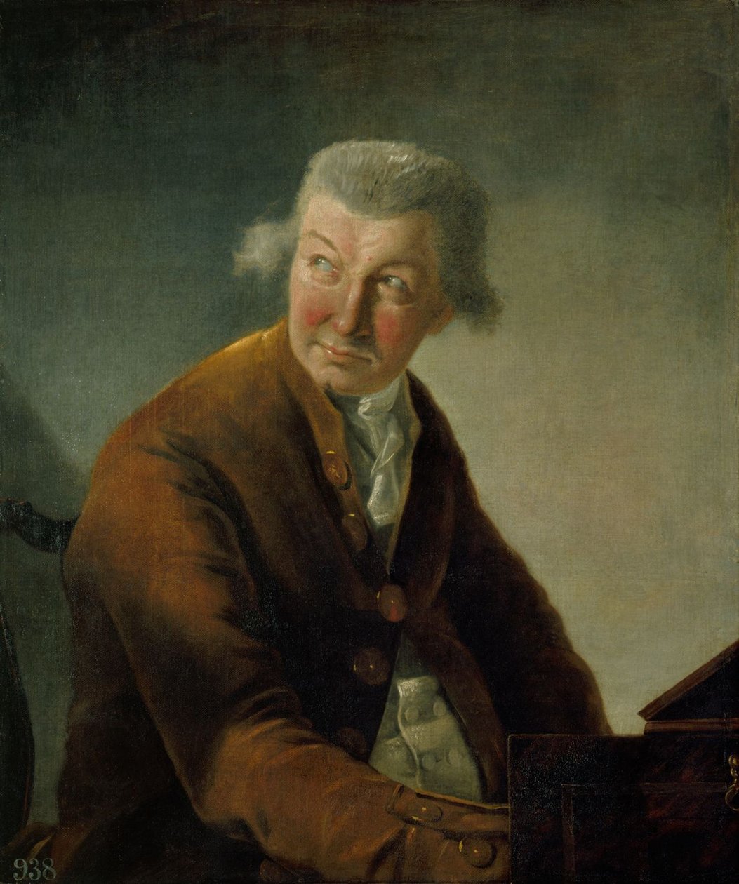 Carl Friedrich Abel portréja 1723-1787 alkotó: Alexandre Auguste Robineau