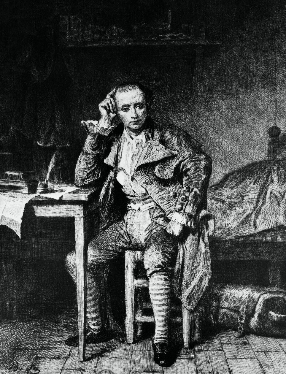 Andre Marie Chenier portréja (Isztambul alkotó: Alexandre Bida