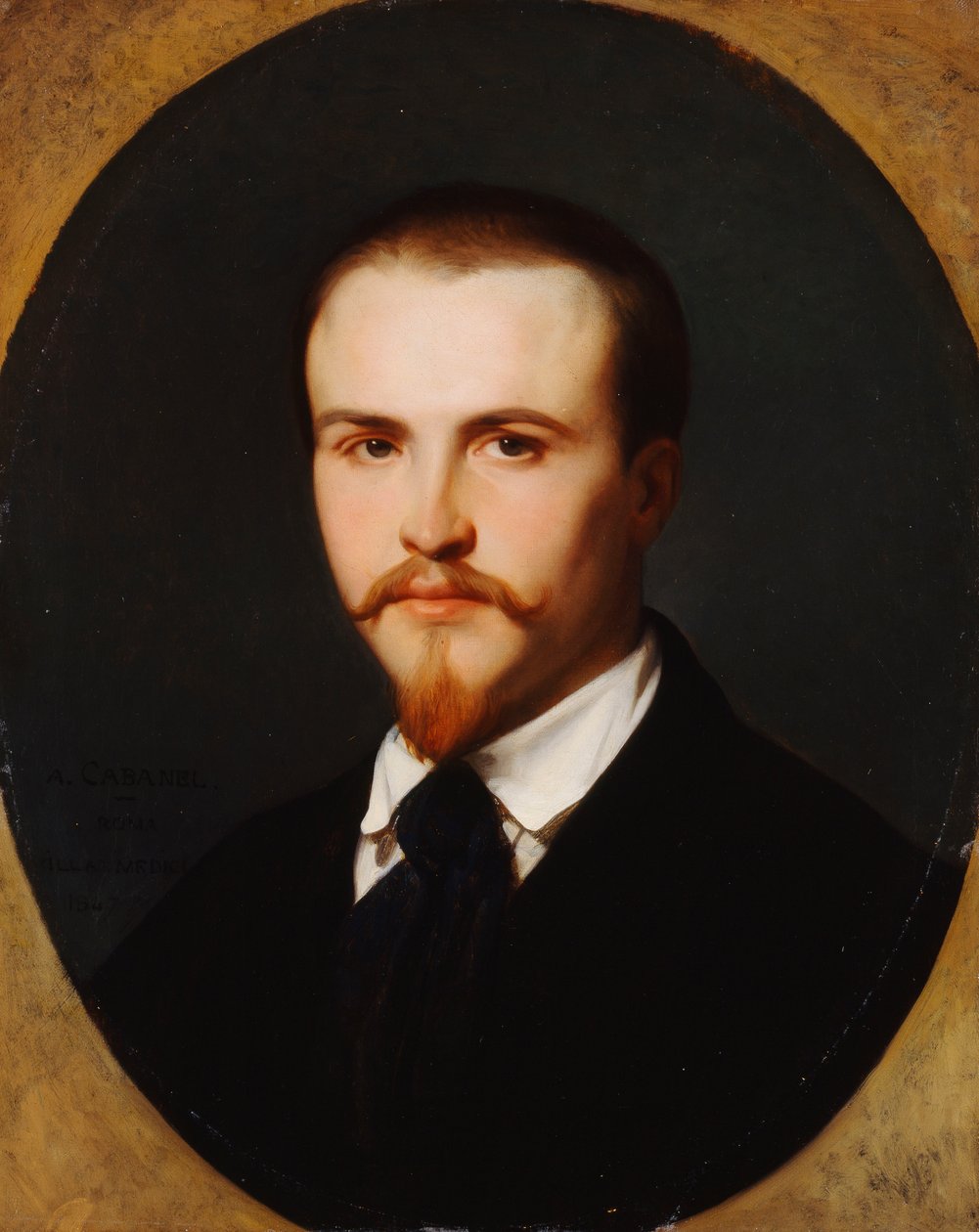 Önarckép, mellhosszúság, 1847 alkotó: Alexandre Cabanel