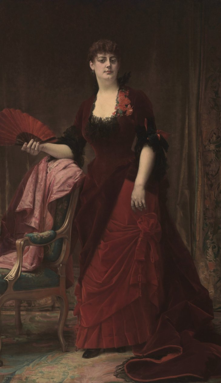 Arabella Worsham (később Arabella Huntington) portréja alkotó: Alexandre Cabanel