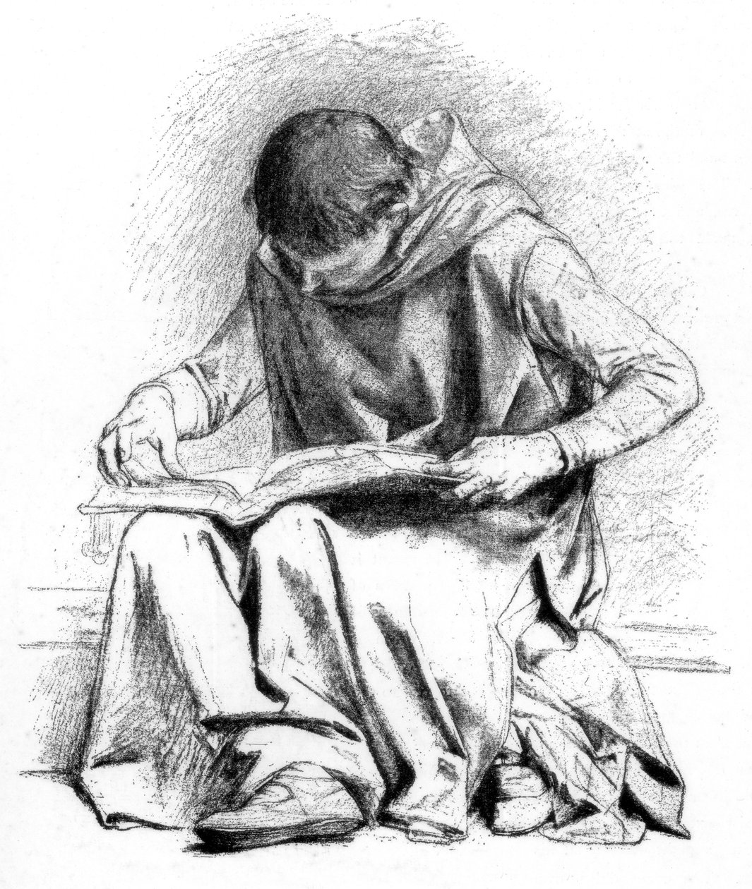 Tanulmány a St Louis Pantheon oktatásáról, 1880-1882. alkotó: Alexandre Cabanel