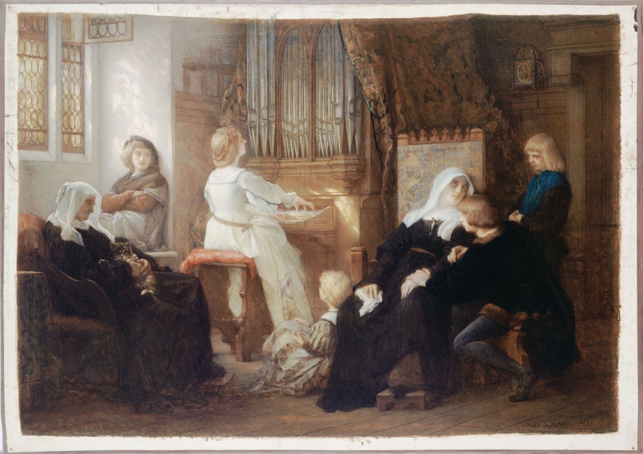 A kórusvezető özvegye alkotó: Alexandre Cabanel