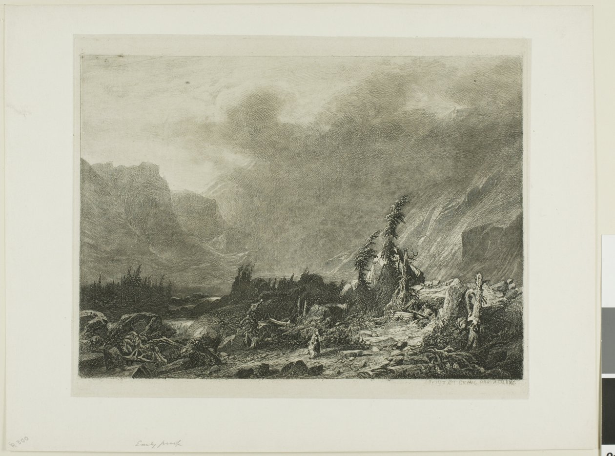 alpesi táj alkotó: Alexandre Calame