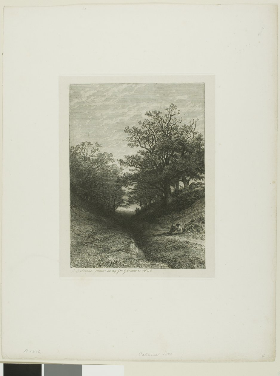Alpesi táj alkotó: Alexandre Calame