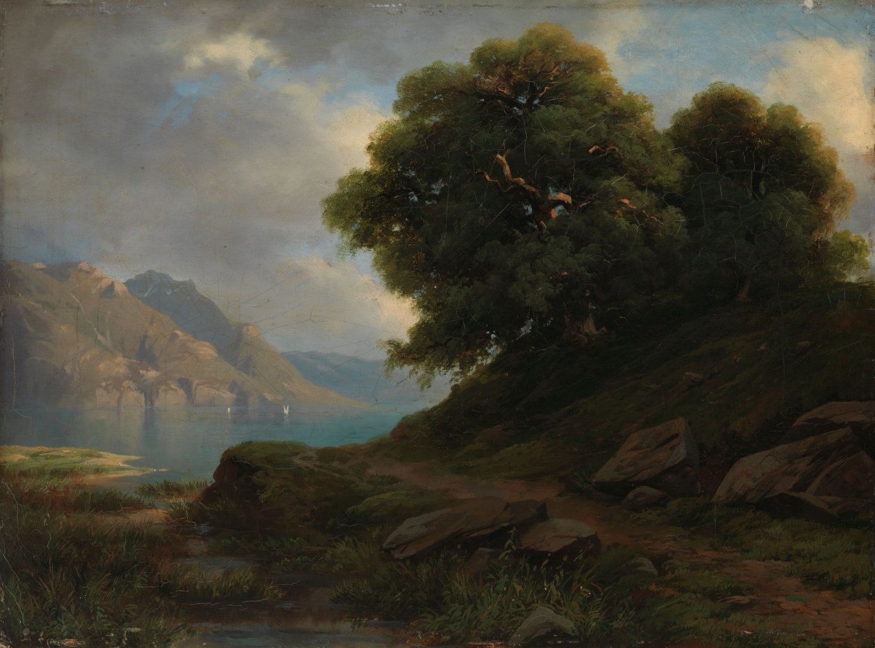 Alpesi táj alkotó: Alexandre Calame