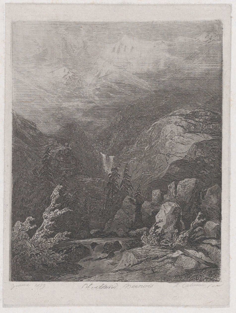 Táj, 1839. alkotó: Alexandre Calame