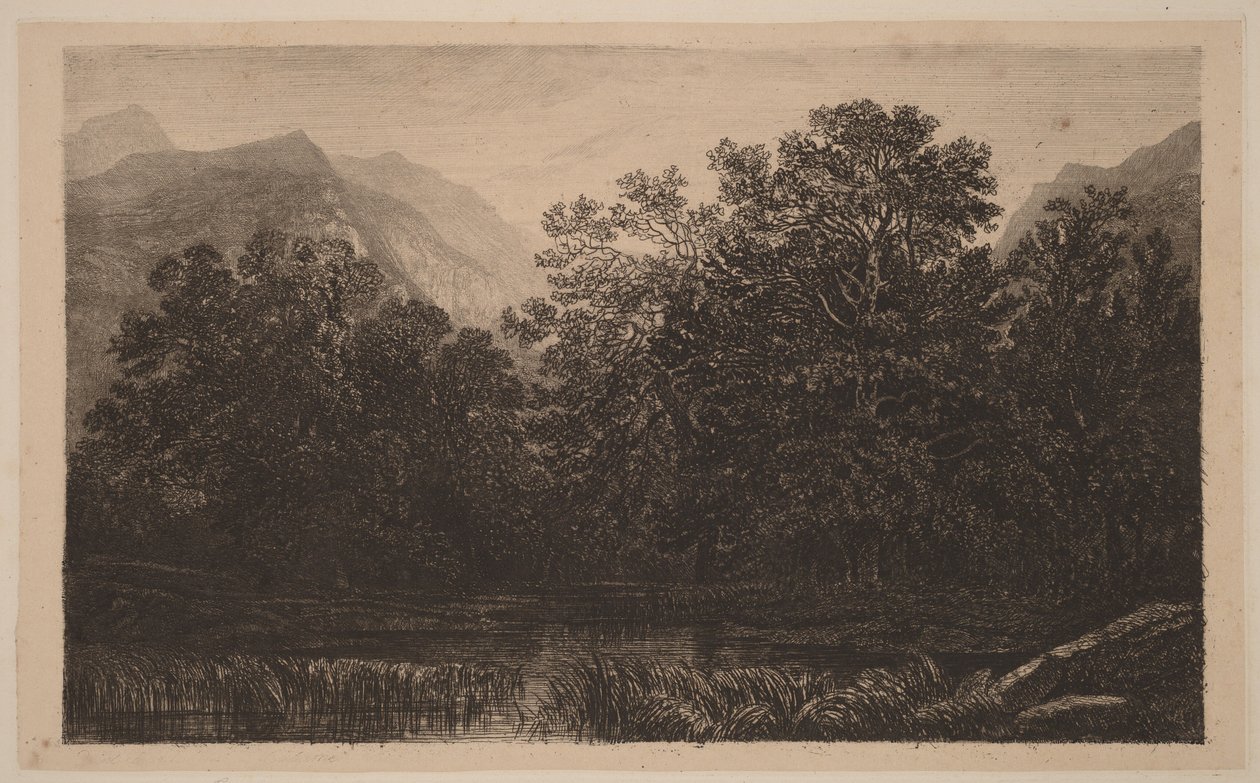 Hegyi tó alkotó: Alexandre Calame