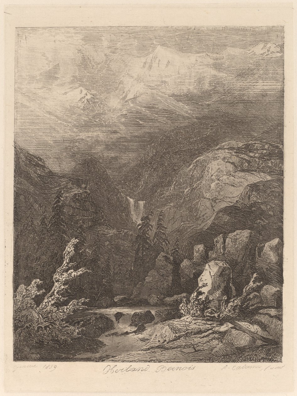 Berni Oberland alkotó: Alexandre Calame