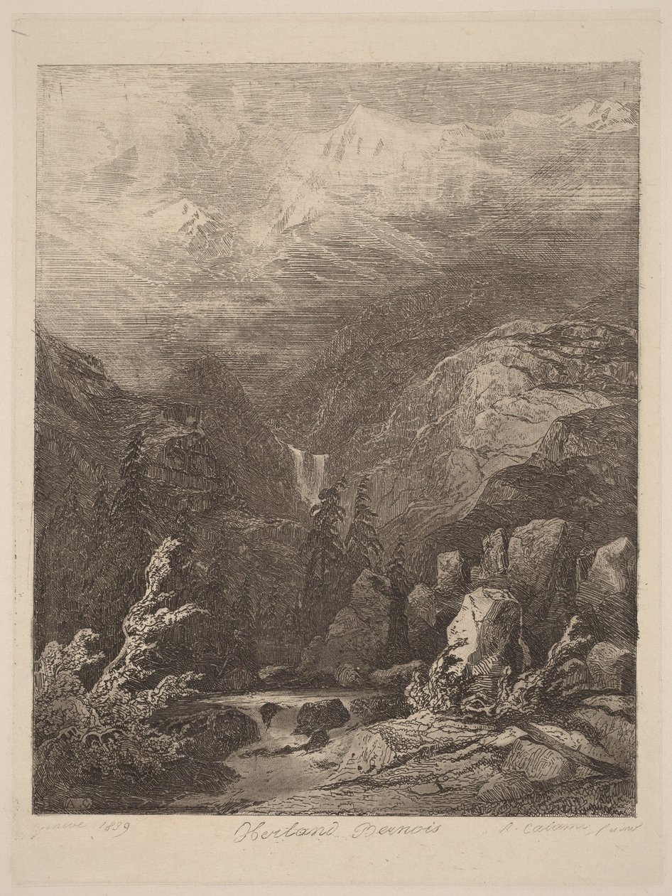Berni-felföld alkotó: Alexandre Calame