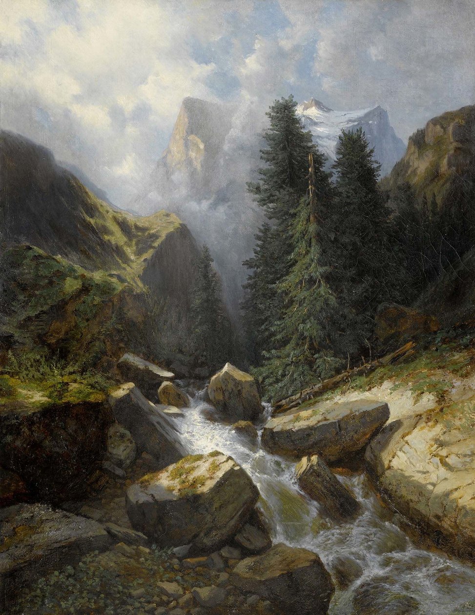 Rózsa liliom alkotó: Alexandre Calame