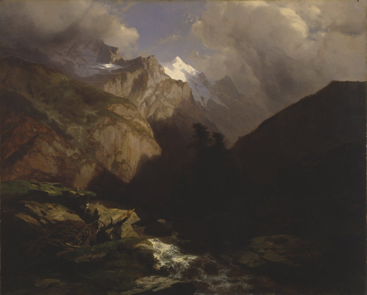 A Jungfrau, Svájc alkotó: Alexandre Calame