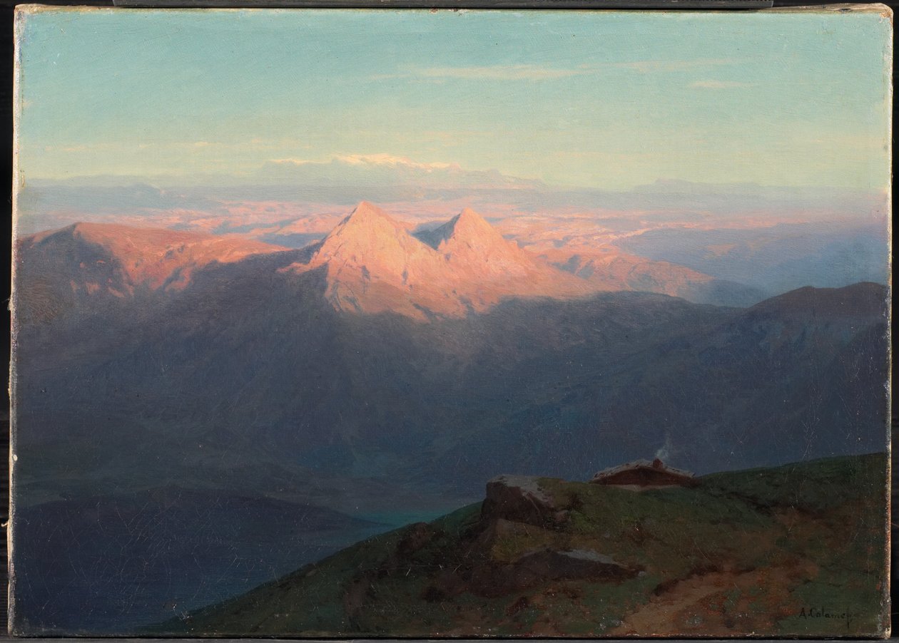 A Mythen-hegyek alkotó: Alexandre Calame