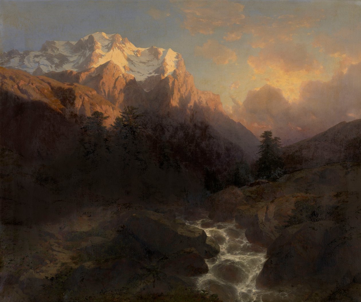 A Wetterhorn alkotó: Alexandre Calame