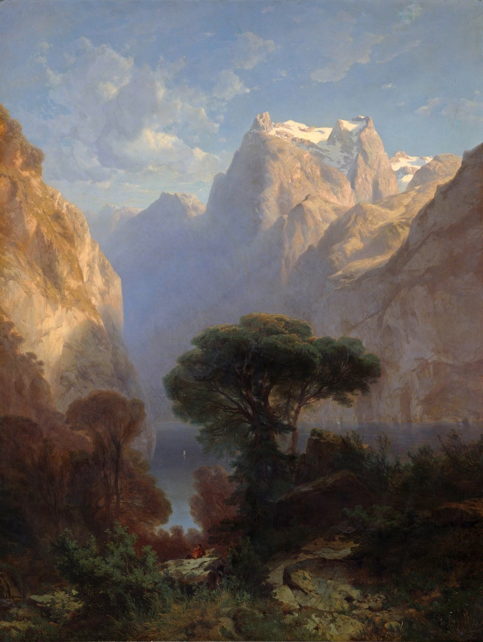 Vierwaldstätti-tó alkotó: Alexandre Calame