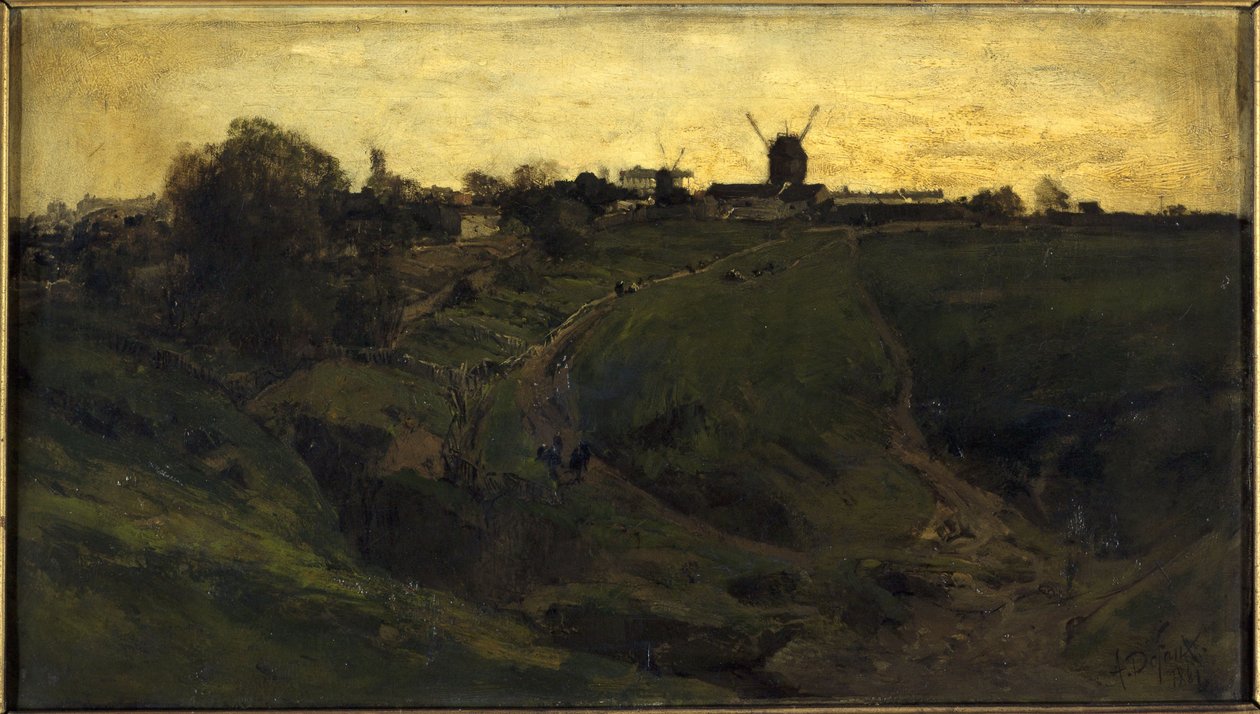 A Montmartre északnyugati oldala alkotó: Alexandre Defaux