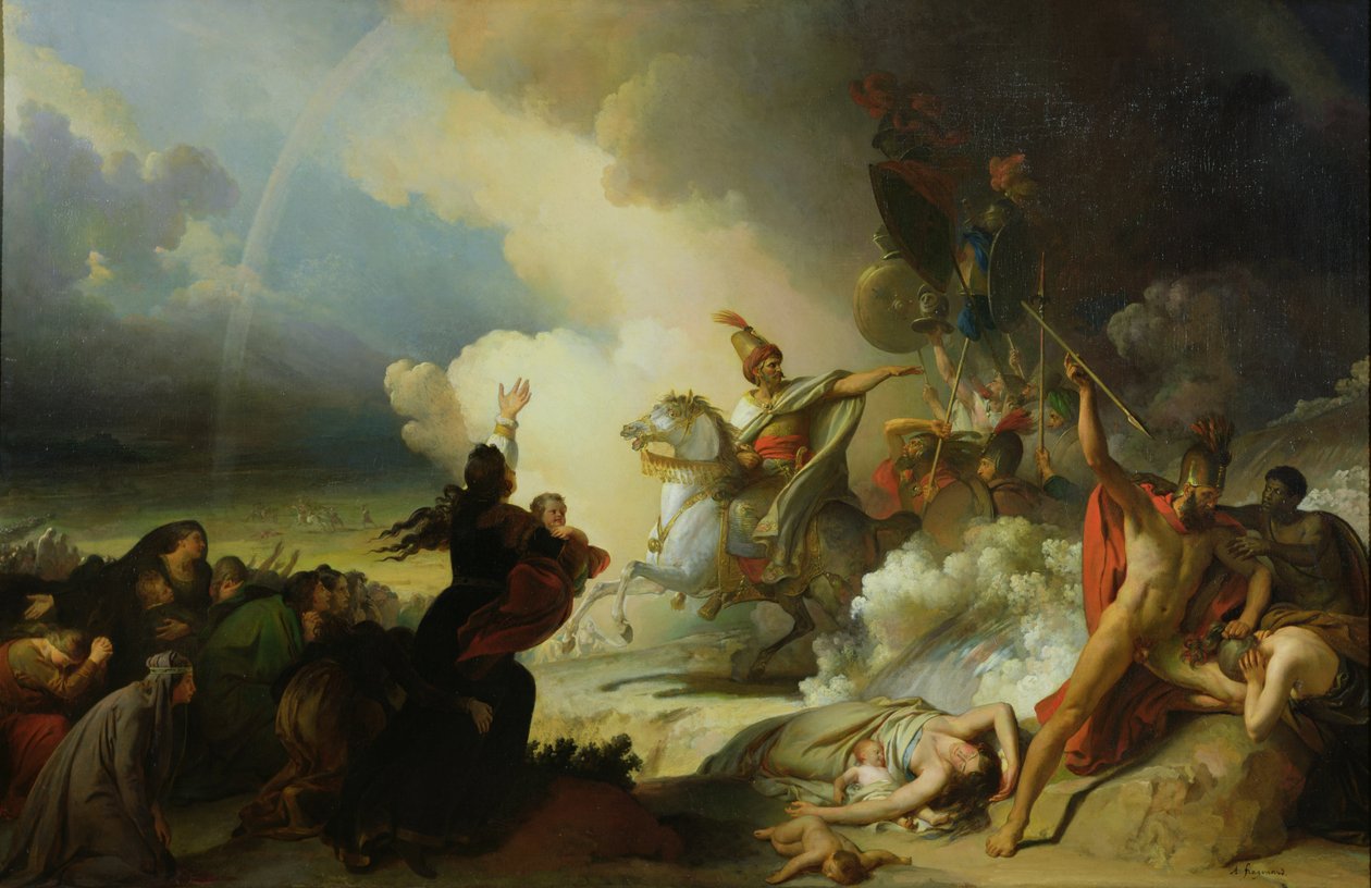 I. Szaladin (1138-93) Jeruzsálemben, 1830-50 körül alkotó: Alexandre Evariste Fragonard