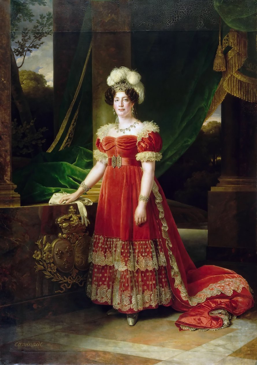 A francia Marie Therese portréja 1778-1851 alkotó: Alexandre Francois Caminade