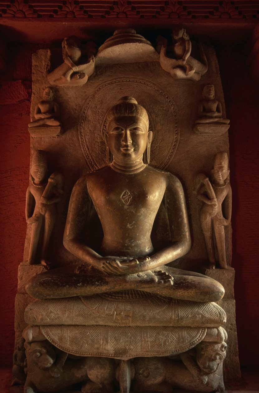 Tirthankara szobor, Jain Temple No 24, Deogarh, Uttar Pradesh, India, 8-17. század. alkotó: Nicolas Toussaint Charlet