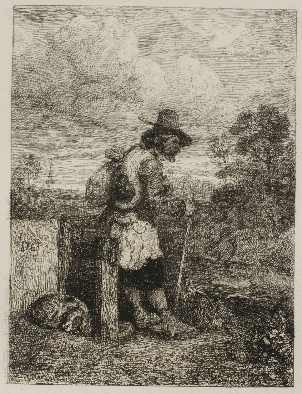 Könyörgés alkotó: Alexandre Gabriel Decamps