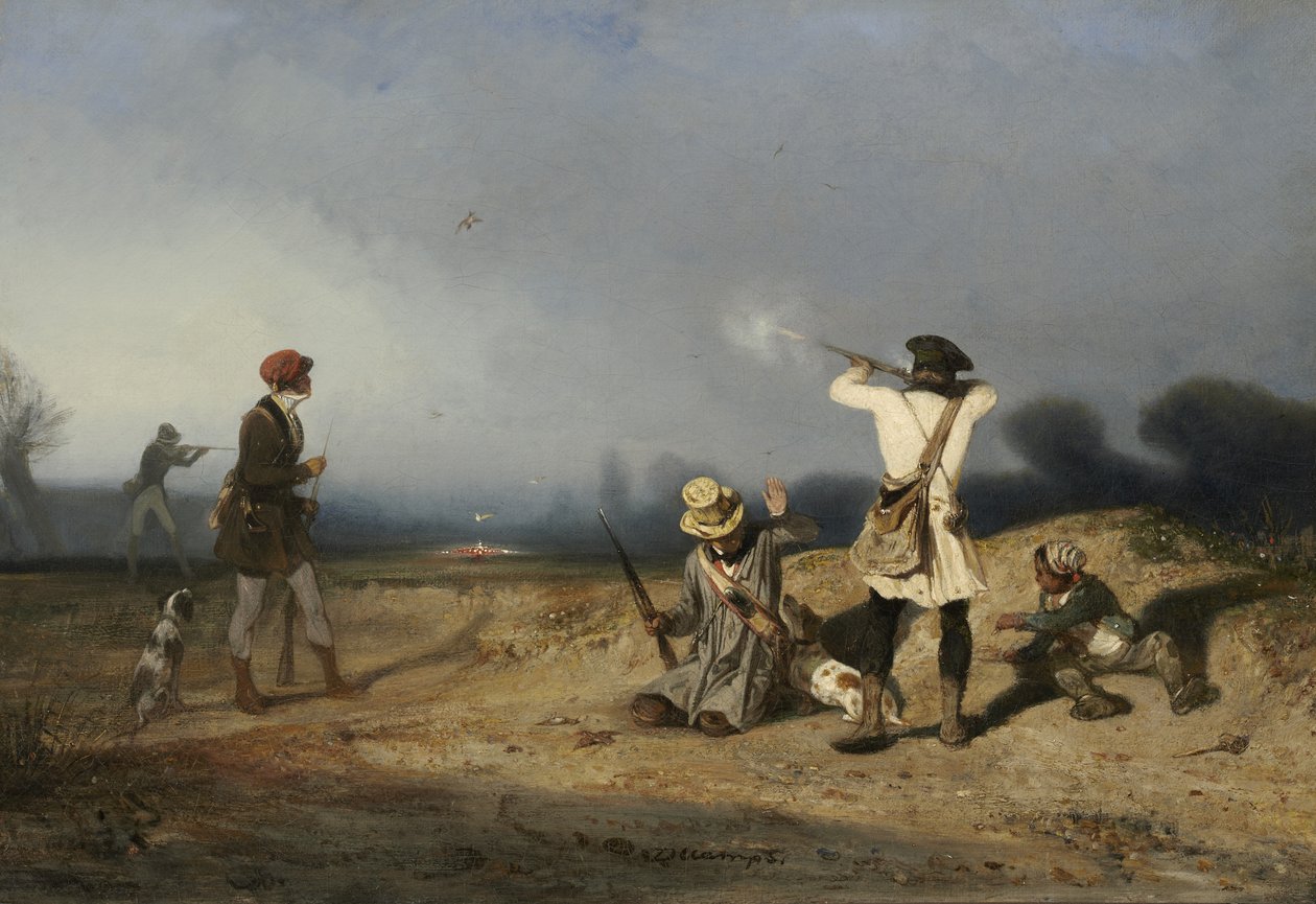 Madárvadászat, 1830 alkotó: Alexandre Gabriel Decamps
