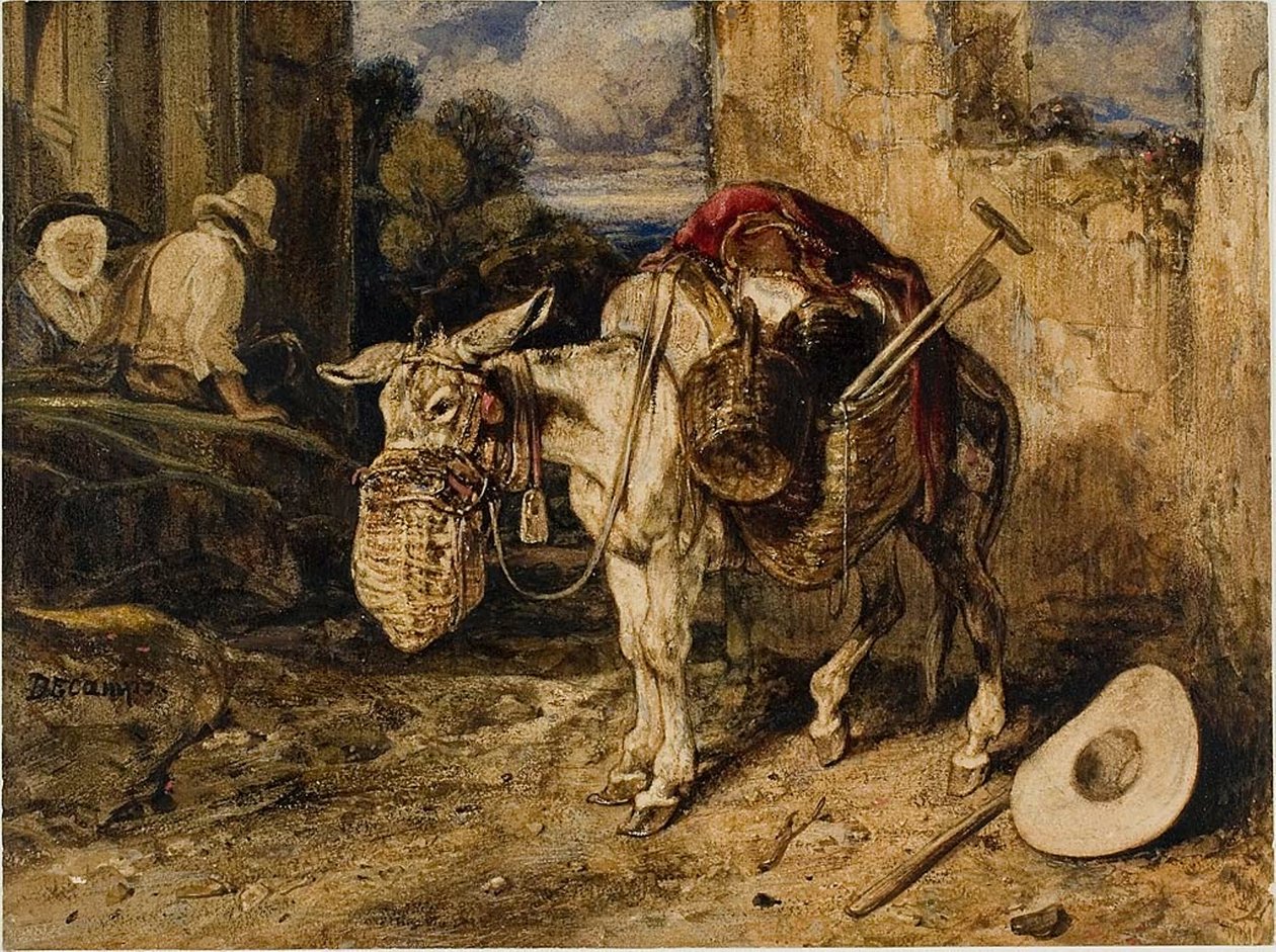 Szamár alkotó: Alexandre Gabriel Decamps