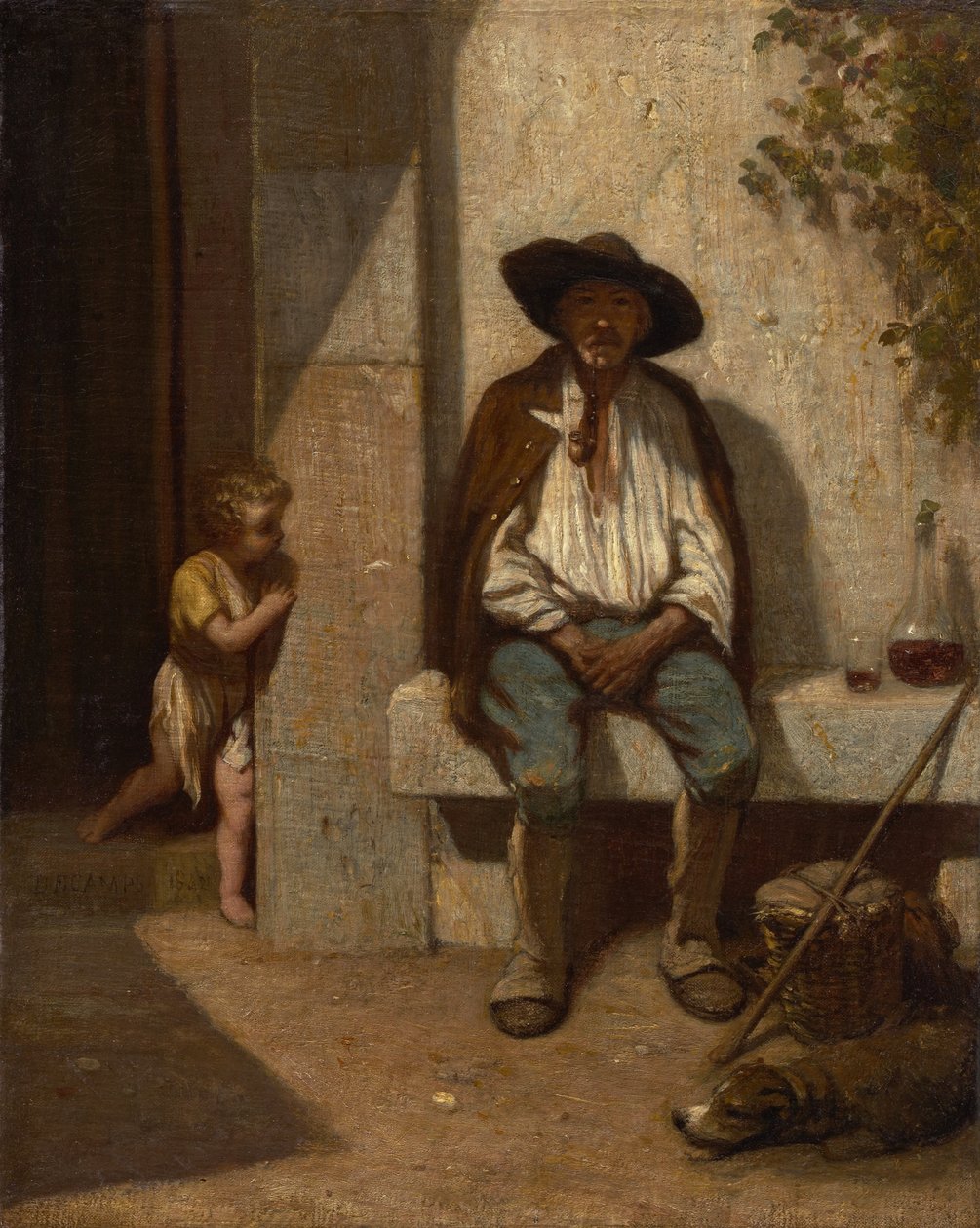 Olasz paraszt, 1842 alkotó: Alexandre Gabriel Decamps