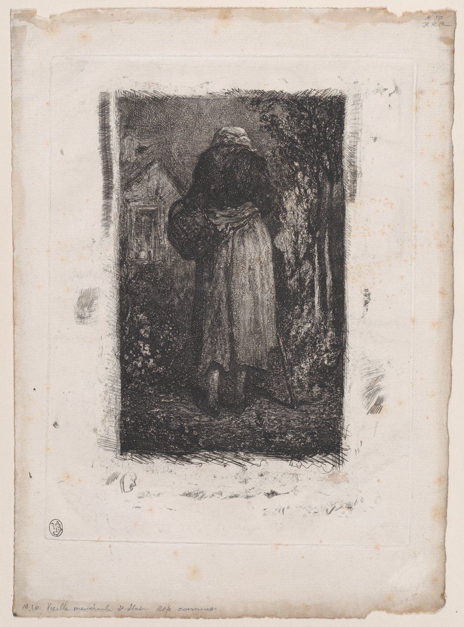 Vén koldusasszony, 1833-38. alkotó: Alexandre Gabriel Decamps