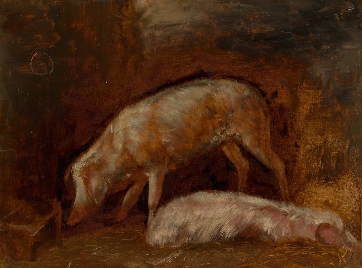 Sertéstanulmány, 185060. alkotó: Alexandre Gabriel Decamps