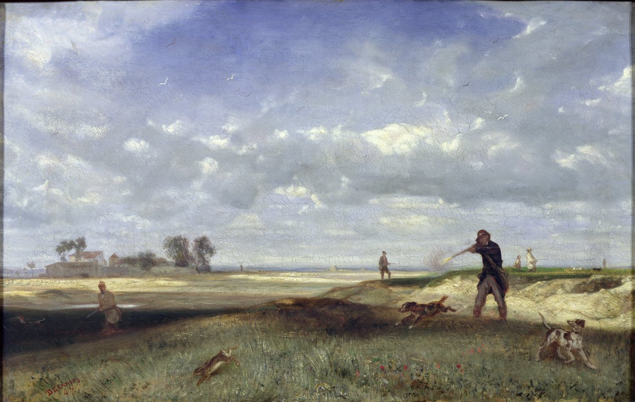 A vadászat, 1847 alkotó: Alexandre Gabriel Decamps