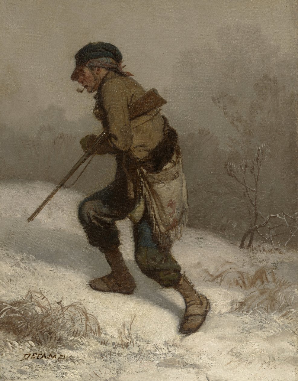 Az orvvadász, 1847 körül alkotó: Alexandre Gabriel Decamps