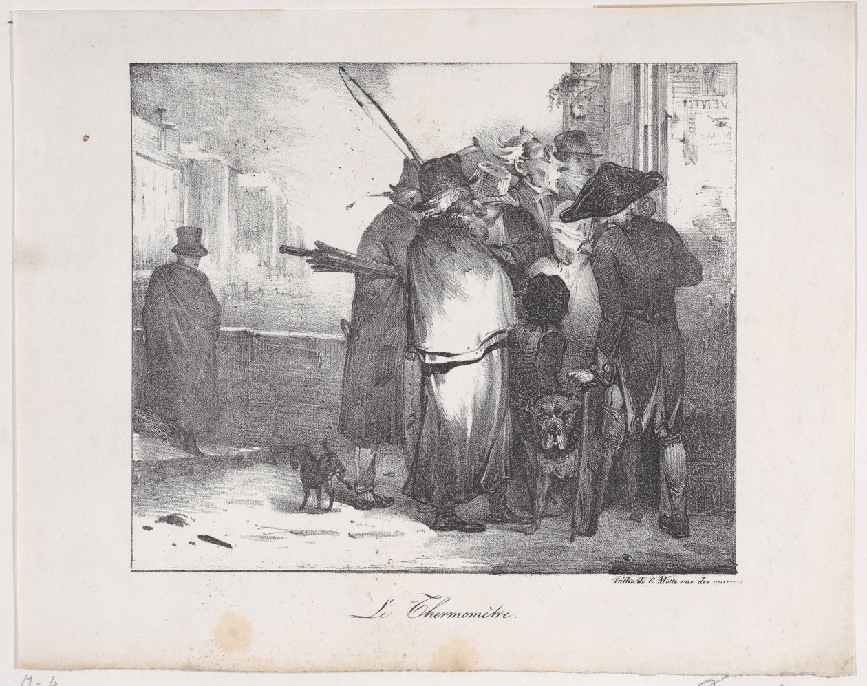 A hőmérő, 1823. alkotó: Alexandre Gabriel Decamps