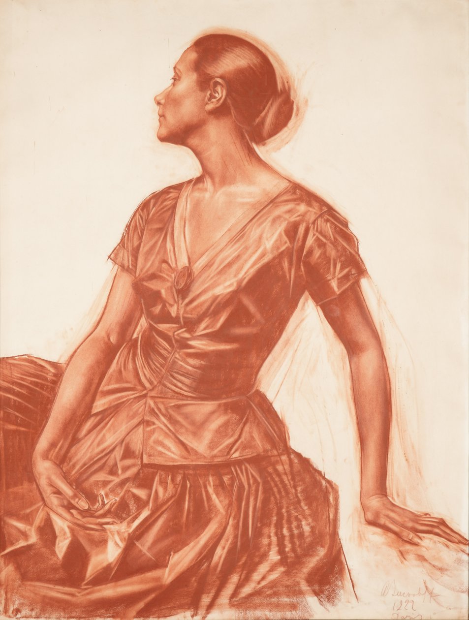 Salome Andronikova portréja alkotó: Alexandre Iacovleff