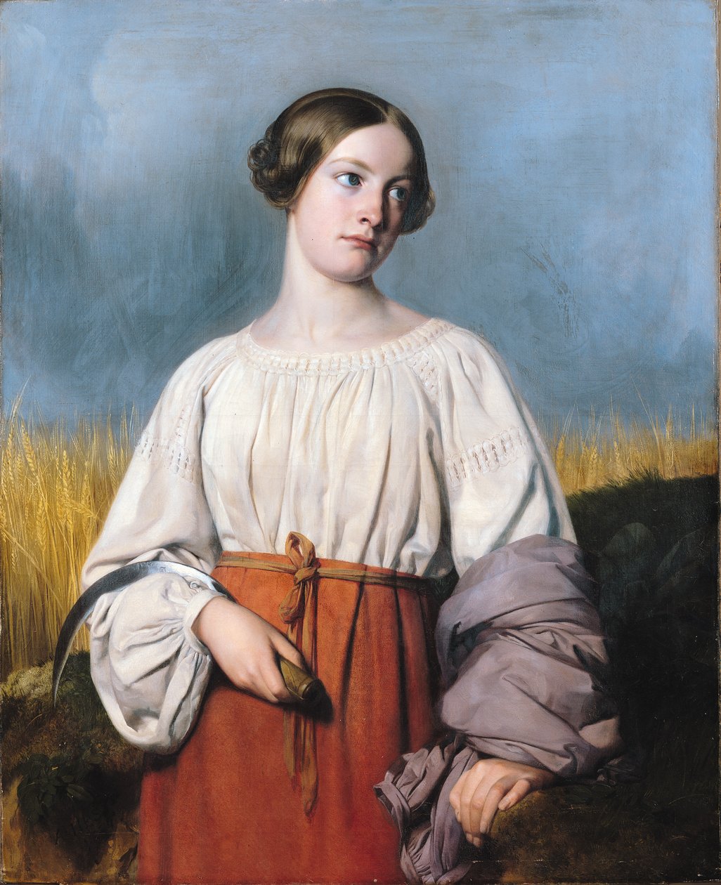 Harvester tartja a sarlóját alkotó: Alexandre Jean Baptiste Hesse