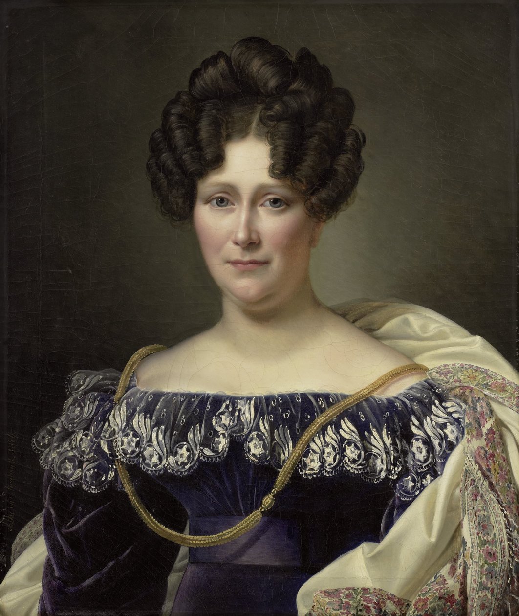 Johanna Henriette Engelen (1789-1878), Daniel Francis Schas második felesége alkotó: Alexandre Jean Dubois Drahonet (signed by artist)