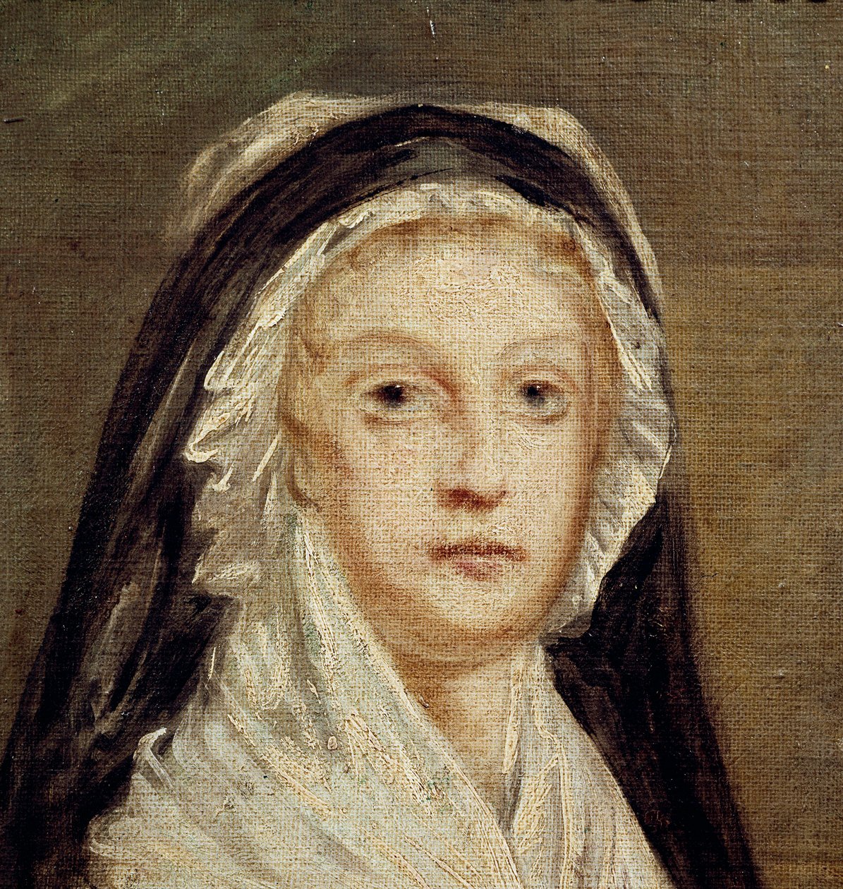 Marie Antoinette a Conciergerie-ben (1792-99 körül, olaj, vászon) alkotó: Alexandre Kucharski
