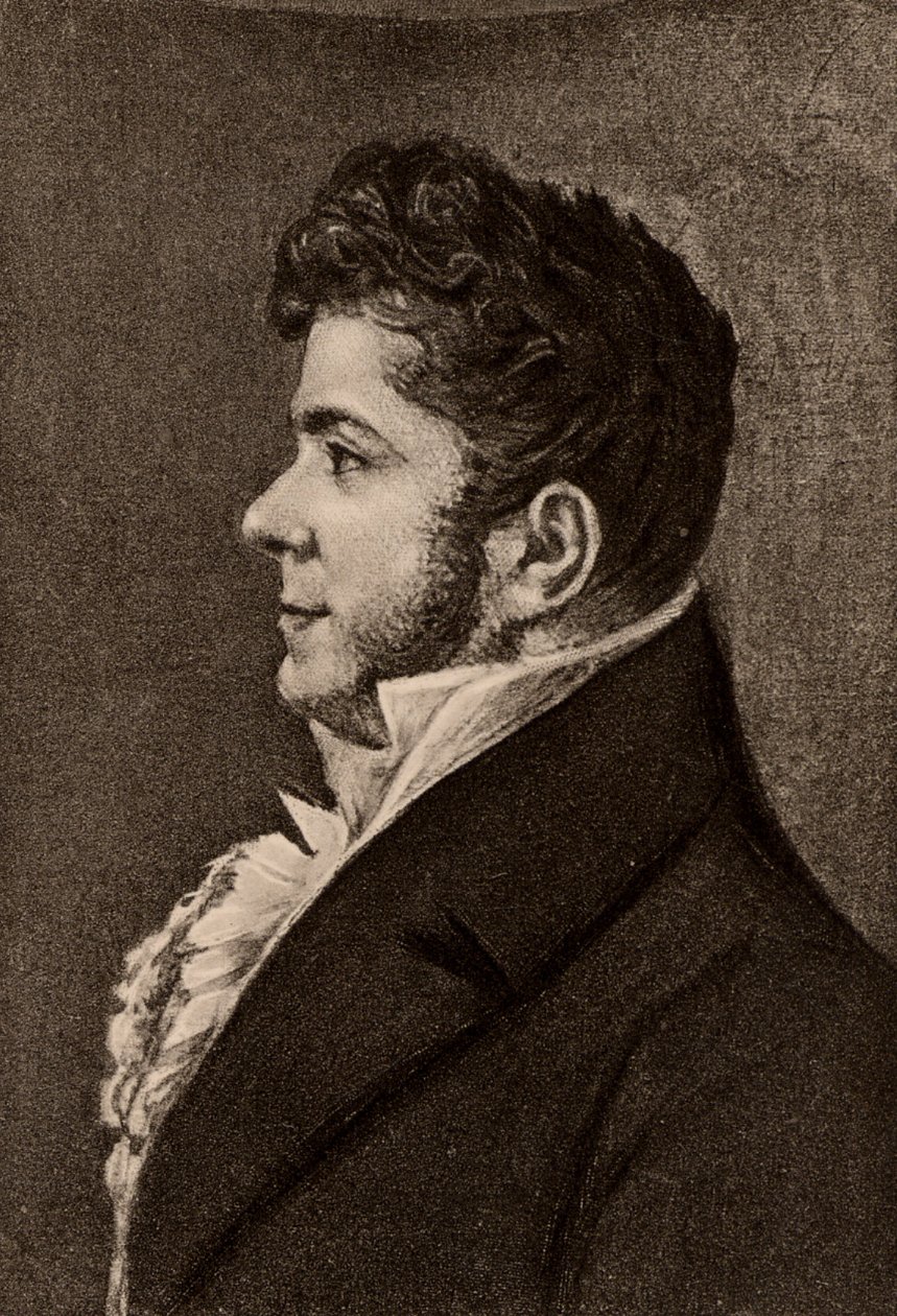 Stendhal, Henri Marie Beyle (1783-1842) francia író álneve. alkotó: Alexandre Marie Longuet