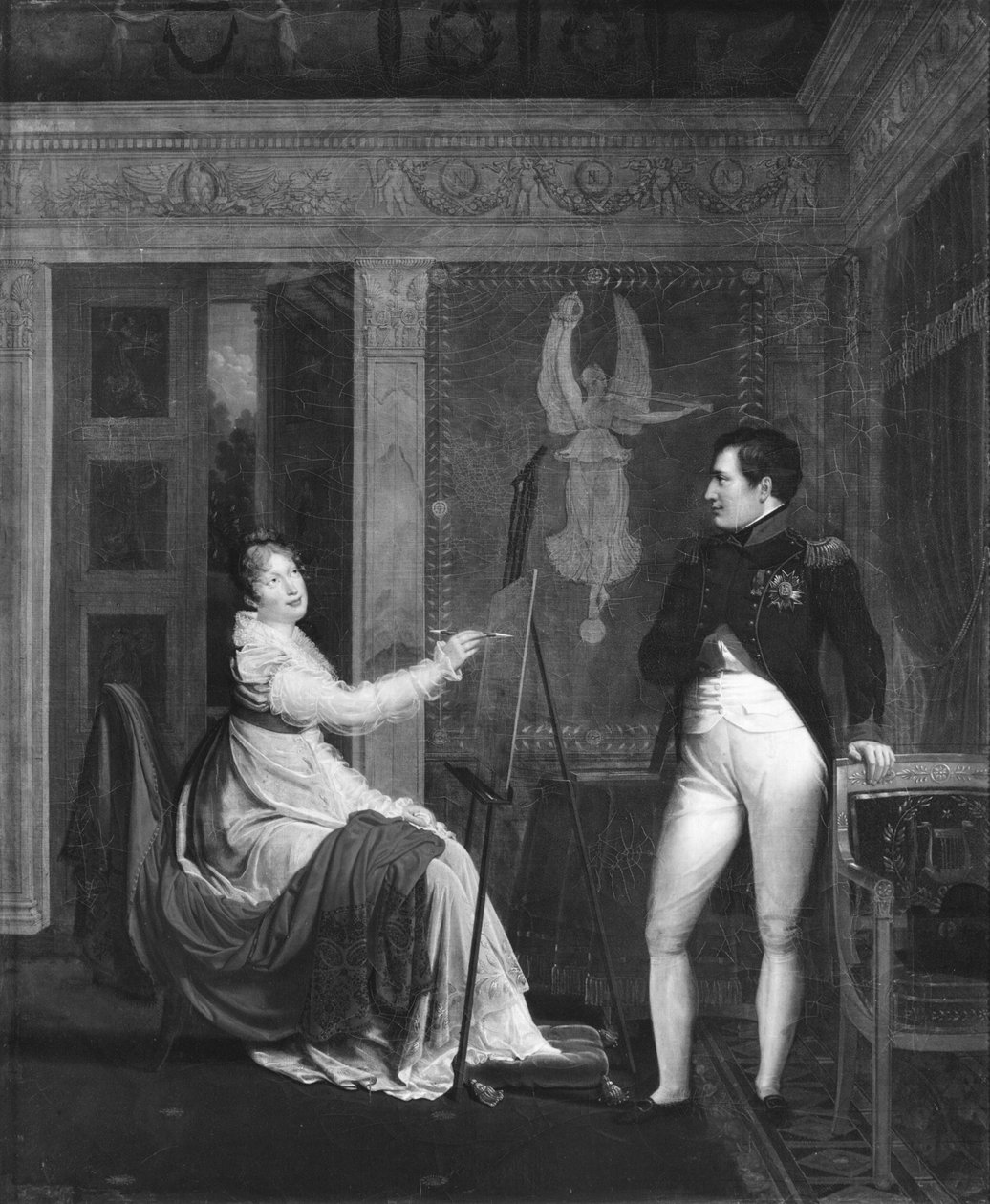 Marie Louise (1791-1847), Habsbourg Lorraine, I. Napóleon (1769-1821) portréját festi alkotó: Alexandre Menjaud