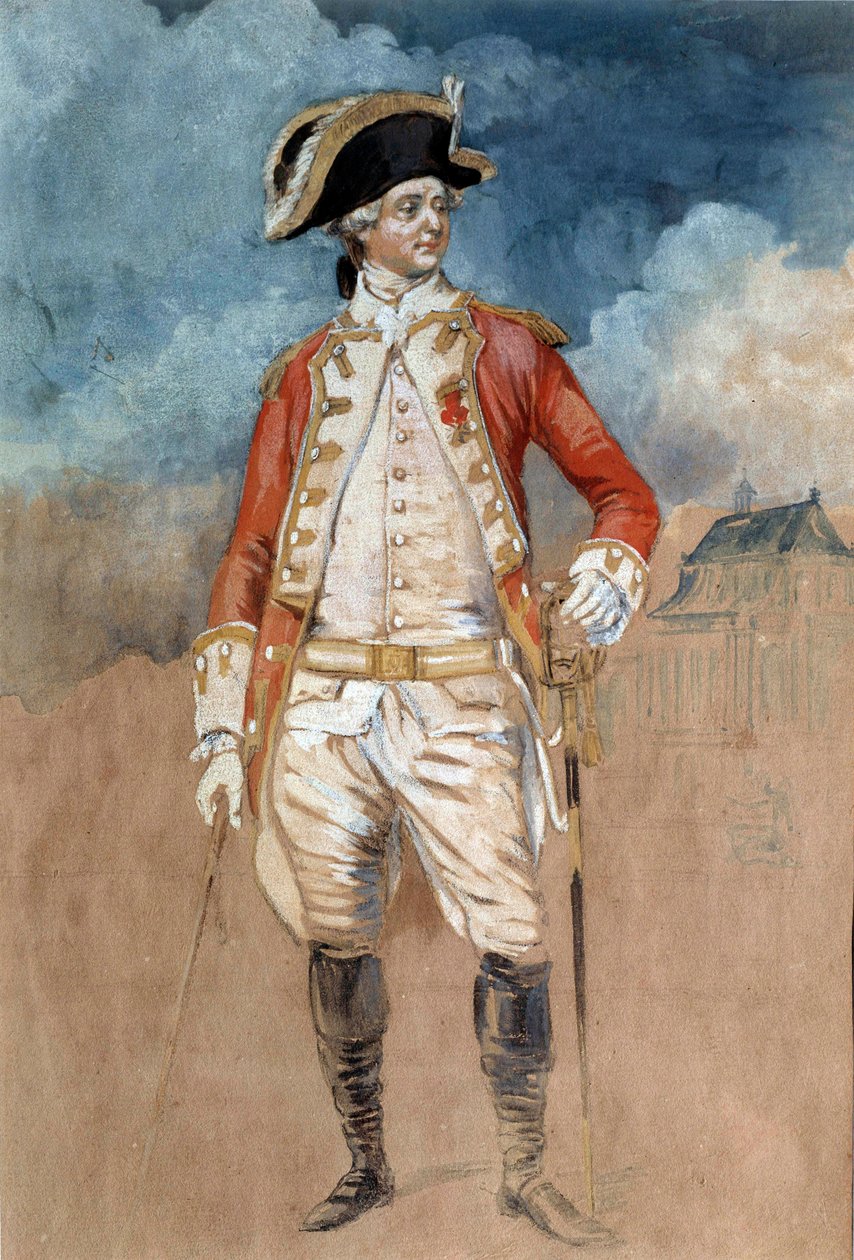 Louis Stanislas Xavier francia, Provence grófjának (1755-1824) (1755-1824) Alexandre Moitte akvarellje (1750-1828) 18. századi Amiens, Musee de Picardie egész alakos portréja alkotó: Alexandre Moitte