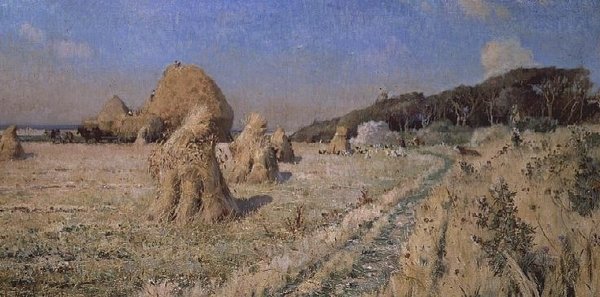 A kukorica szikkadt a mezőn alkotó: Alexandre Nozal