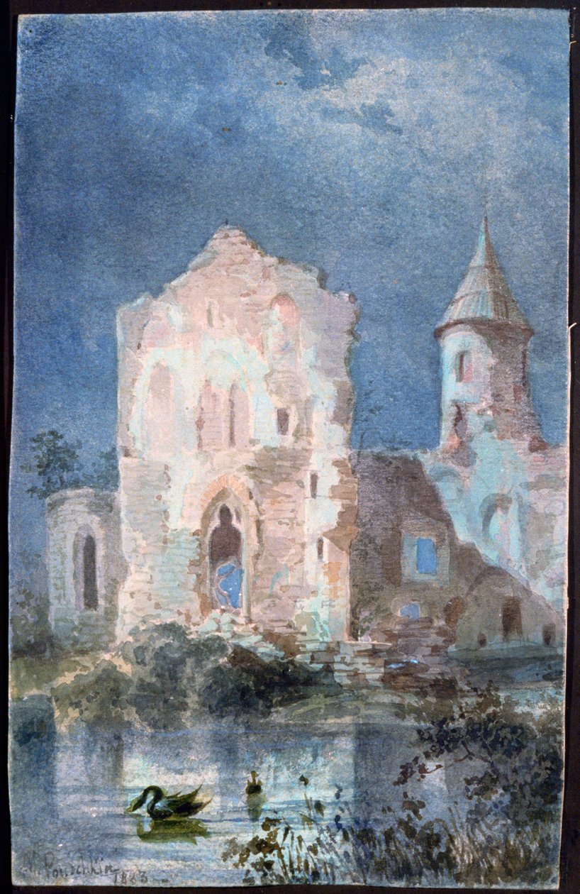 "Eygue tája", 1833 alkotó: Alexandre Pouchkine