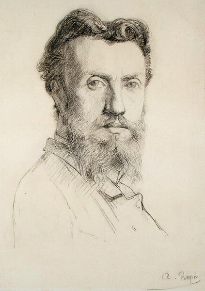 Önarckép (ceruza papíron) alkotó: Alexandre Rapin