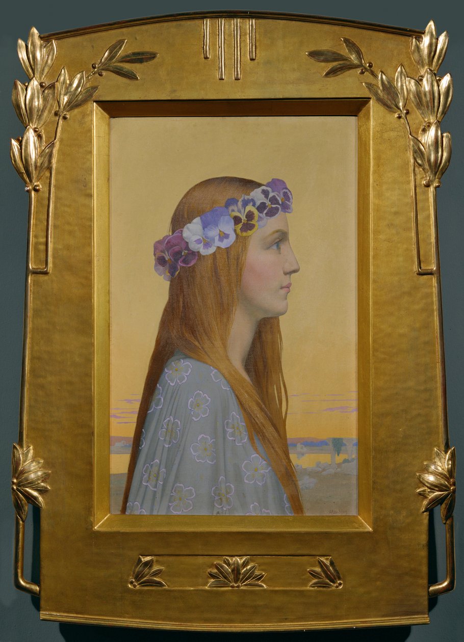 La Pensee - Gondolat (festmény vászonra) alkotó: Alexandre Seon